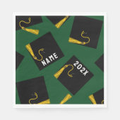 Afstuderen 2025 Groen Servet (Voorkant)