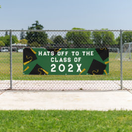 Afstuderen 2025 Groen Spandoek