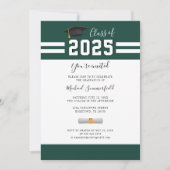 Afstuderen 2025 Groen Wit Afstudeerder Partij Kaart (Voorkant)