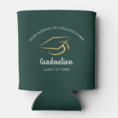 Afstuderen 2025 High School Afstudeerder Party Blikjeskoeler (Achterkant)