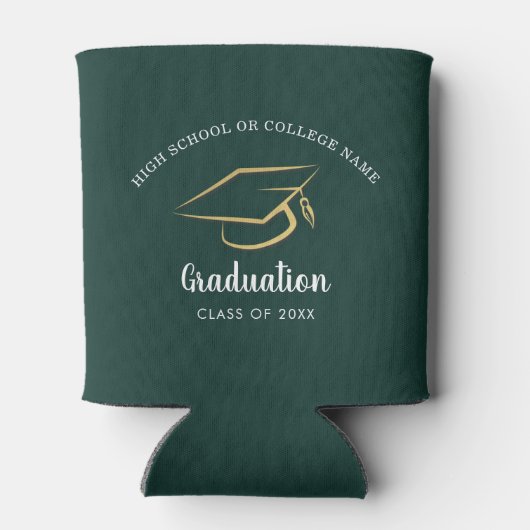 Afstuderen 2025 High School Afstudeerder Party Blikjeskoeler (Achterkant)