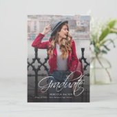 Afstuderen 2025 Kalligrafie Afstudeerder Foto Aankondiging (Staand voorkant)