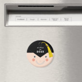 Afstuderen 2025 Keepsake Gift Button Magneet (Insitu (Vaatwasser))