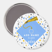 Afstuderen 2025 Keepsake Gift Magneet (Voorkant / Achterkant)