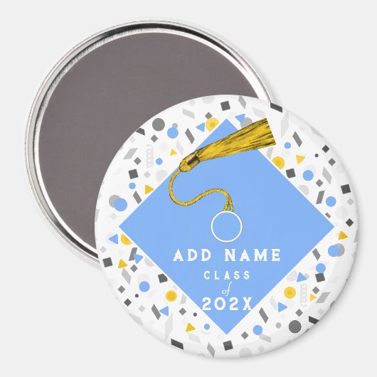 Afstuderen 2025 Keepsake Gift Magneet (Voorkant / Achterkant)