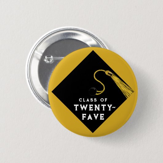 Afstuderen 2025 Keepsake Gift Ronde Button 5,7 Cm (Voorkant /achterkant)