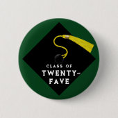 Afstuderen 2025 Keepsake Gift Ronde Button 5,7 Cm (Voorkant)