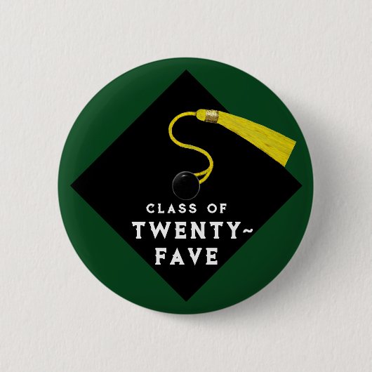 Afstuderen 2025 Keepsake Gift Ronde Button 5,7 Cm (Voorkant)