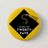 Afstuderen 2025 Keepsake Gift Ronde Button 5,7 Cm (Voorkant)