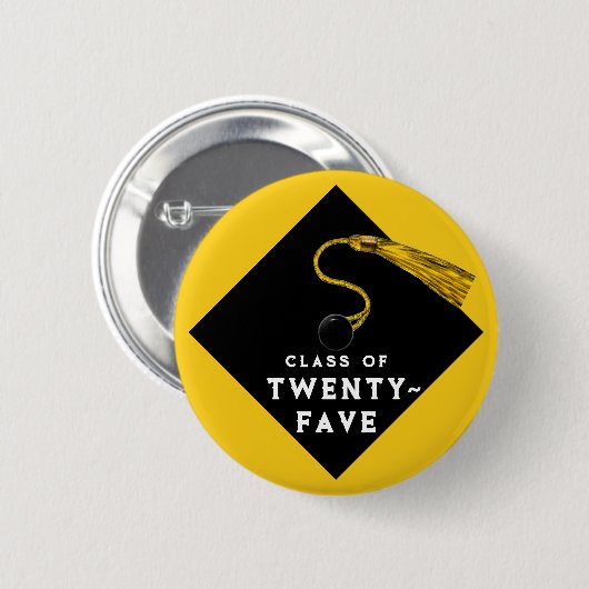 Afstuderen 2025 Keepsake Gift Ronde Button 5,7 Cm (Voorkant /achterkant)