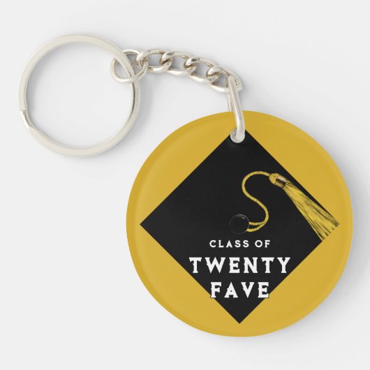 Afstuderen 2025 Keepsake Gift Sleutelhanger (Voorkant)