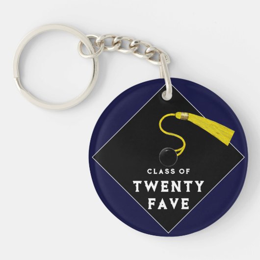 Afstuderen 2025 Keepsake Gift Sleutelhanger (Voorkant)