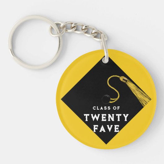 Afstuderen 2025 Keepsake Gift Sleutelhanger (Voorkant)
