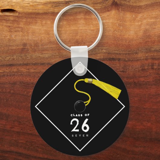 Afstuderen 2025 Keepsake Gift Sleutelhanger (Voorkant)