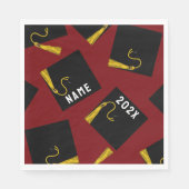 Afstuderen 2025 Maroon Servet (Voorkant)