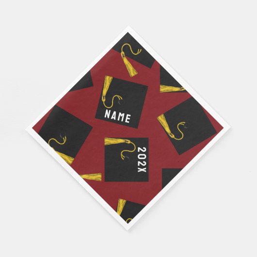 Afstuderen 2025 Maroon Servet (Hoek)