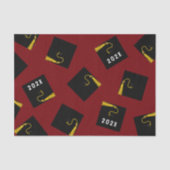 Afstuderen 2025 Maroon Tissuepapier (Voorkant)