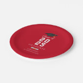 Afstuderen 2025 Minimaal Afstudeerder Aangepast Papieren Bordje (Gekanteld)