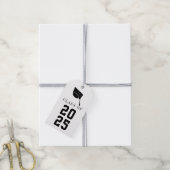 Afstuderen 2025 Minimalistisch Afstudeerder Cadeaulabel (Met Touw)