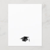 Afstuderen 2025 Minimalistisch Afstudeerder Uitnod (Achterkant)