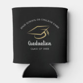 Afstuderen 2025 minimalistisch script blikjeskoeler (Achterkant)