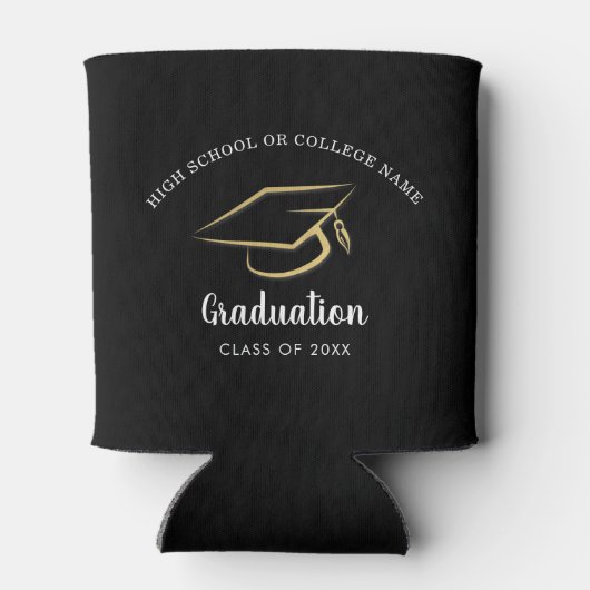 Afstuderen 2025 minimalistisch script blikjeskoeler (Achterkant)