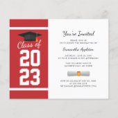 Afstuderen 2025 Modern Afstudeerder Uitnodiging (Voorkant)