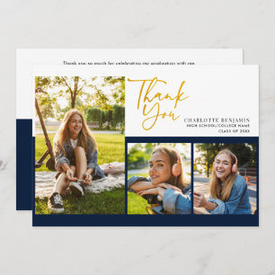 Afstuderen 2025 Modern Script Afstuderen Bedankt Aankondiging