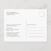 Afstuderen 2025 Moderne foto's Afstudeerder Aankondigingskaart (Achterkant)