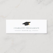 Afstuderen 2025 Moderne naamgeving Mini Visitekaartje (Voorkant)