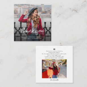 Afstuderen 2025 Multi Foto Dank u Fotokaart Notitiekaartje