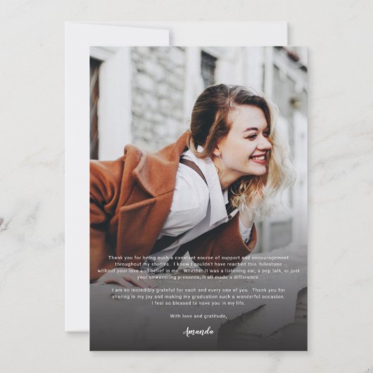 Afstuderen 2025 Multi Photo Script Afstudeerder Pa Bedankkaart (Achterkant)