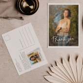 Afstuderen 2025 Multi Photo Script Bedankt Briefkaart