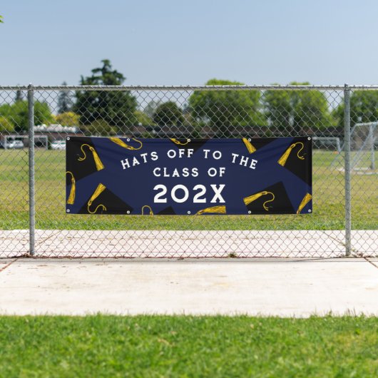Afstuderen 2025 Navy Blauwe Banner (Insitu)