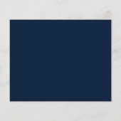 Afstuderen 2025 Navy Blue Party Invitation (Achterkant)