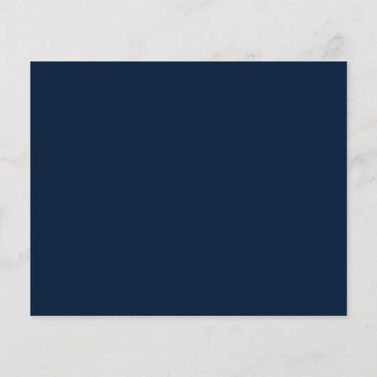 Afstuderen 2025 Navy Blue Party Invitation (Achterkant)