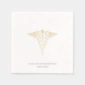 Afstuderen 2025 Nurse Pinning Party Paper Servet (Voorkant)