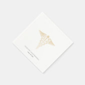 Afstuderen 2025 Nurse Pinning Party Paper Servet (Hoek)