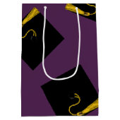 Afstuderen 2025 Paarse Medium Cadeauzakje (Achterkant)