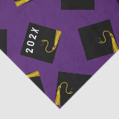 Afstuderen 2025 Paarse Tissuepapier (Detail)