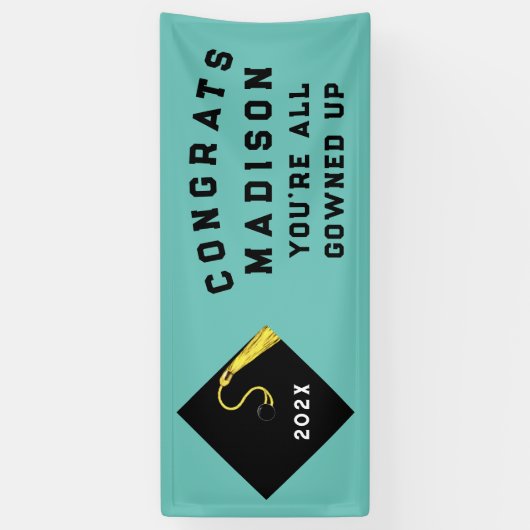 Afstuderen 2025 Partij Spandoek (Verticaal)