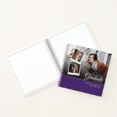 Afstuderen 2025 Party Afstudeerder Paarse Foto Gas Notitieboek (Binnen)