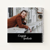 Afstuderen 2025 Party Afstudeerder Script Foto Gas Notitieboek (Achterkant)