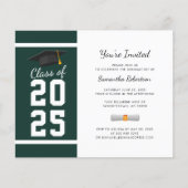 Afstuderen 2025 Party Afstudeerder Uitnodiging (Voorkant)