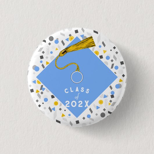 Afstuderen 2025 Party Favors Ronde Button 3,2 Cm (Voorkant)