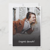 Afstuderen 2025 Photo Collage Afstudeerder Party Kaart (Achterkant)