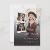 Afstuderen 2025 Photo Collage Afstudeerder Party Kaart (Voorkant)