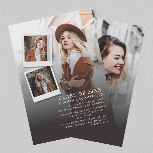 Afstuderen 2025 Photo Collage Afstudeerder Party Kaart
