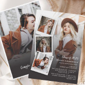 Afstuderen 2025 Photo Collage Afstudeerder Party Kaart