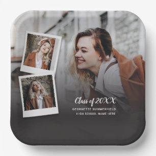 Afstuderen 2025 Photo Collage Afstudeerder Party Papieren Bordje